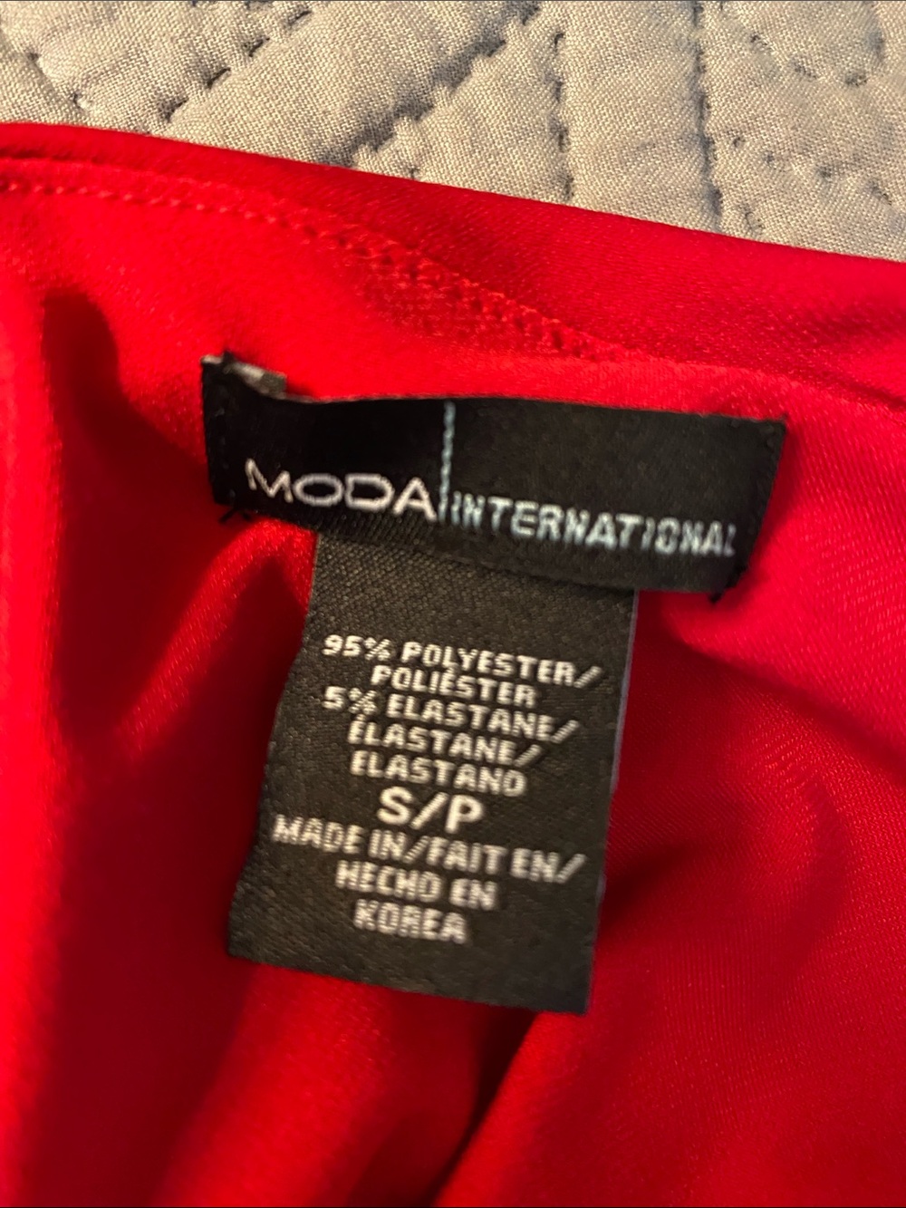 Moda International One-Shoulder Red Ruched Cocktail Dress - Picture 4 of 4